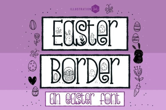Easter Border Font