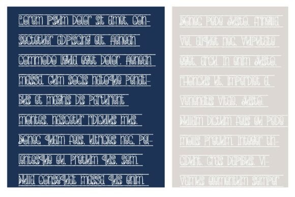 Easter Border Font preview 3
