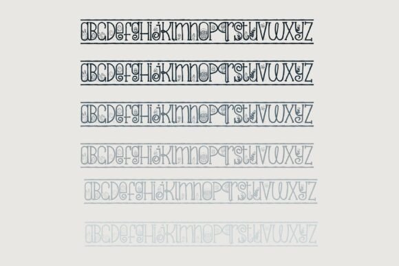 Easter Border Font preview 4
