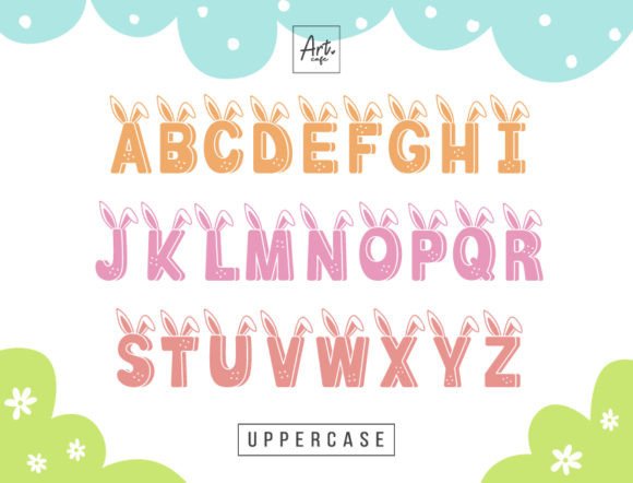 Easter Bunny Font preview 3