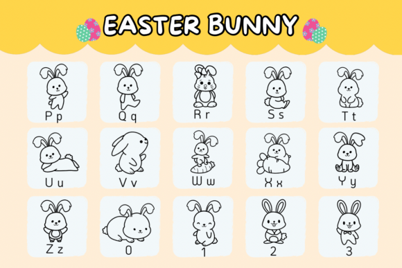 Easter Bunny Font preview 6