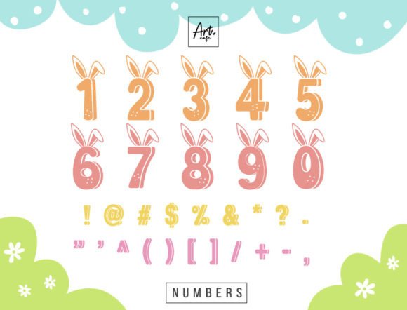 Easter Bunny Font preview 7