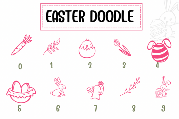 Easter Doodle Font preview 4