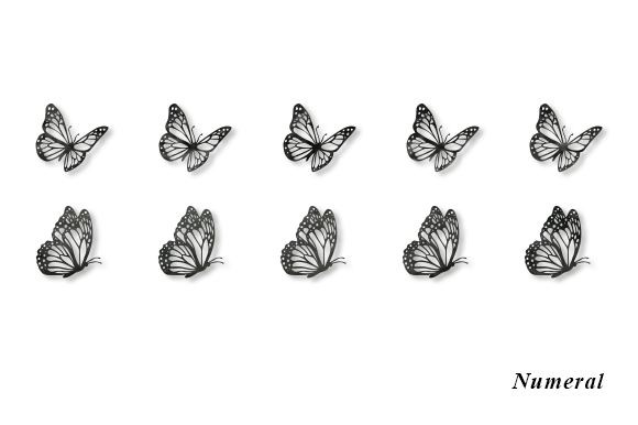 Easter Floral Monogram Font preview 4
