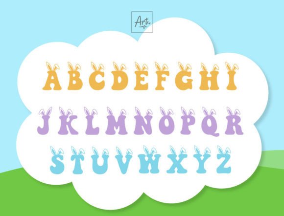 Easter Groovy Font preview 2