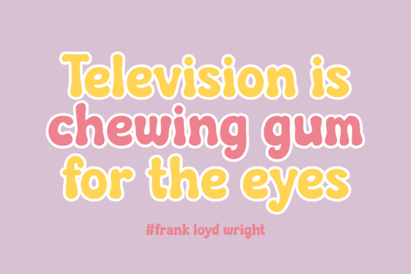 Easter Gum Font preview 4