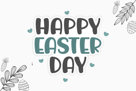 Easter Stcord Font preview 2