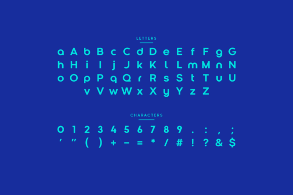 Echotun Font preview 3