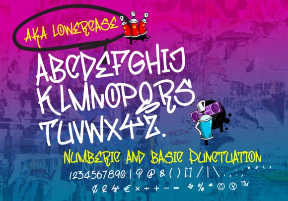 Aka Font preview 3