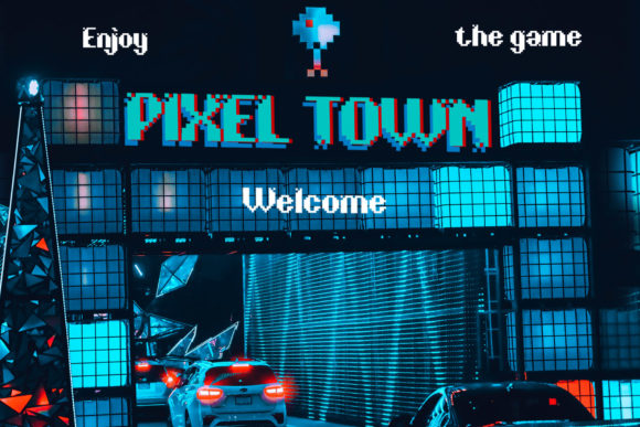Eightbit Font preview 2