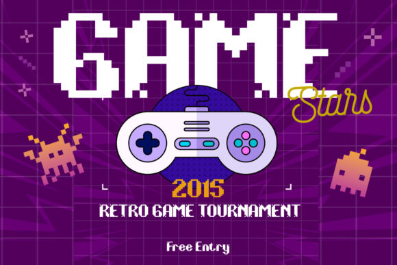 Eightbit Font preview 3