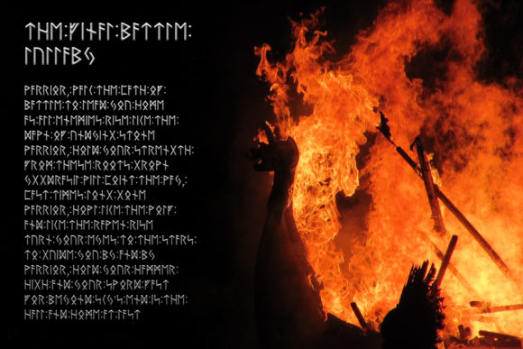 Elder Futhark Font preview 3