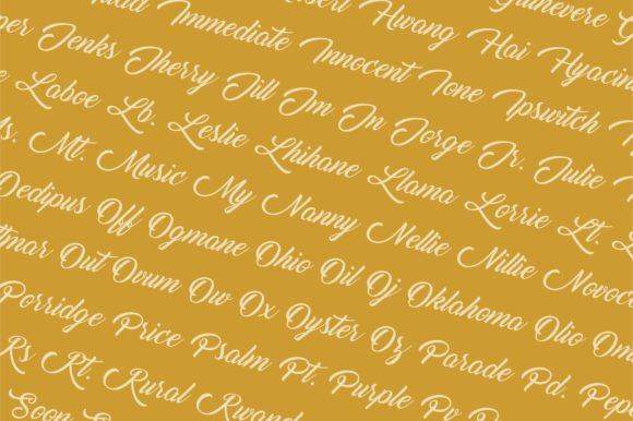 Elegant Font preview 5