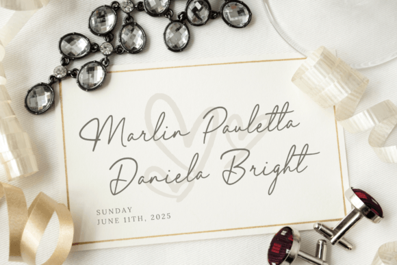 Elegant Lady Font preview 4