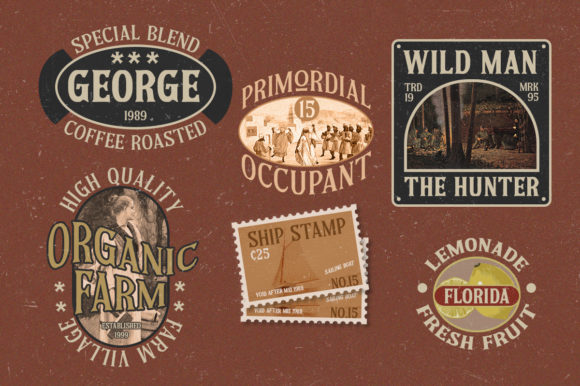 Eligated Font preview 3