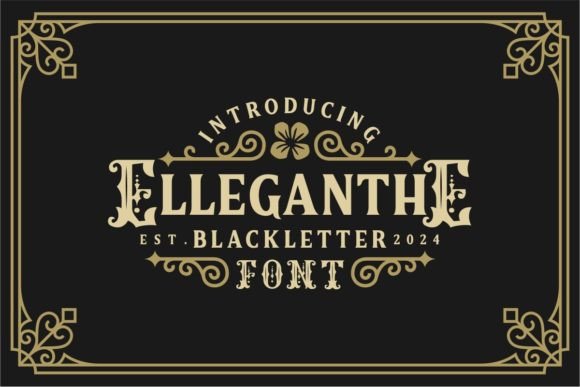 Elleganthe Font Elleganthe Font