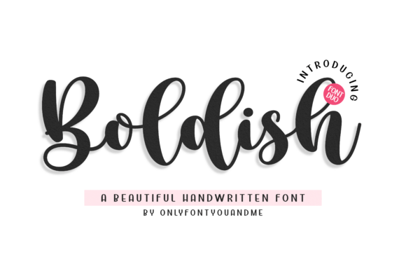 Boldish Font
