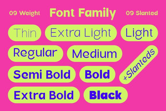 Emak Font preview 2