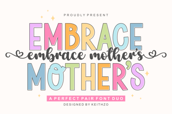 Embrace Mother's Font preview 1