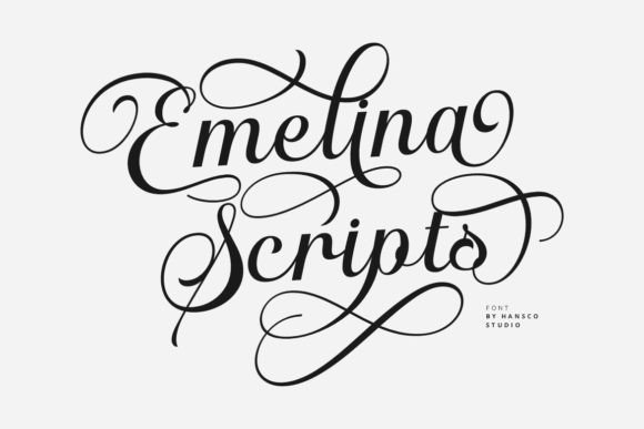 Emelina Scripts Font