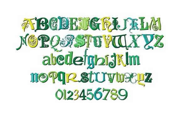 Emerald Mix Font preview 2