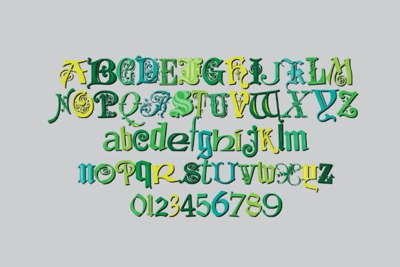 Emerald Mix Font preview 3