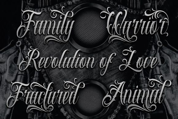 Emilia Luck Font preview 3
