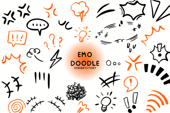 Emo Doodle Font