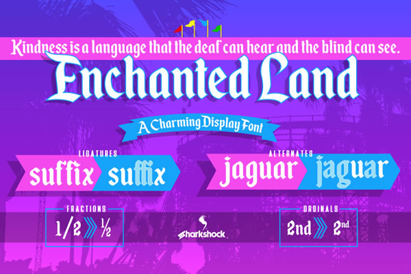 Enchanted Land Font preview 2