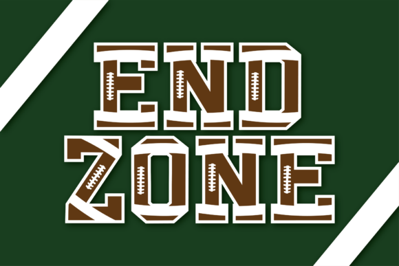 End Zone Font preview 3