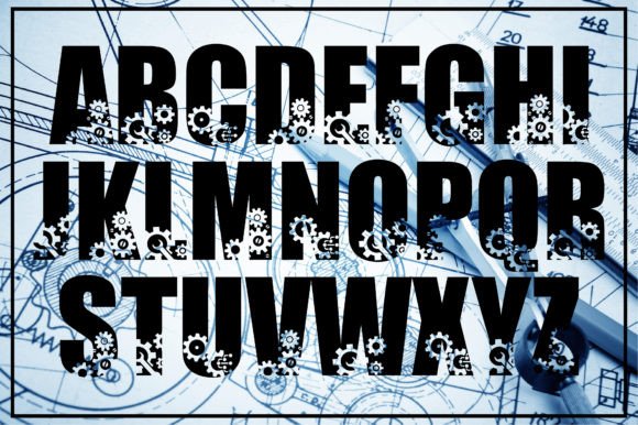 Engineer Font preview 2