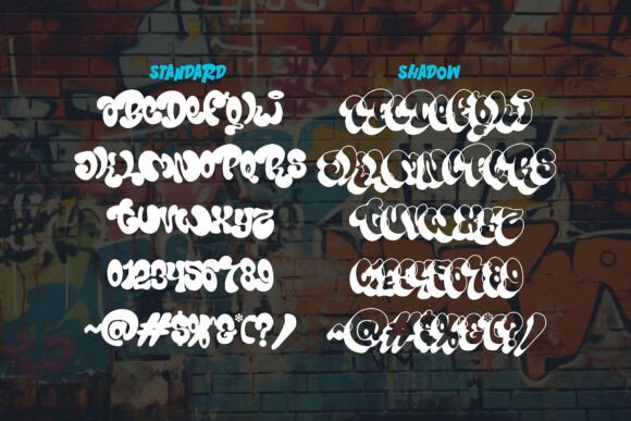 Bomber Marker Font preview 2