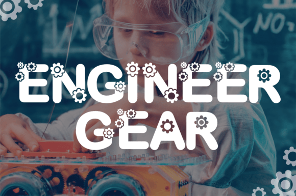 Engineer Gear Font