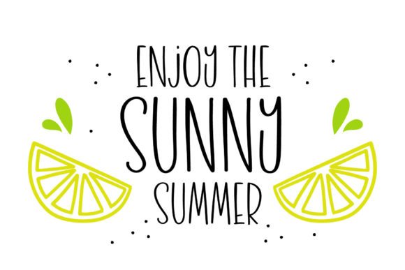 Enjoy Summer Font preview 2