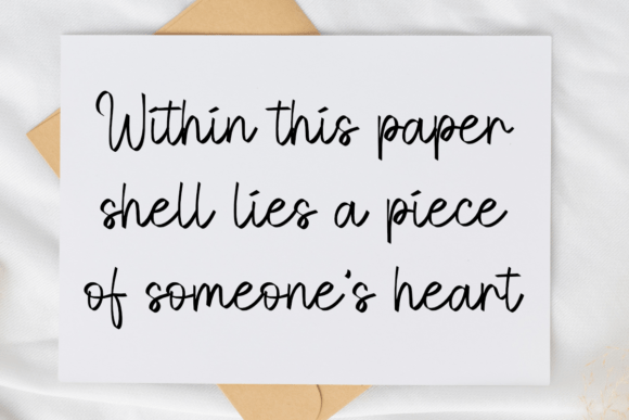 Envelope Font preview 2