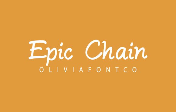Epic Chain Font preview 2