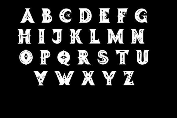 Esoteric Deck Font preview 2