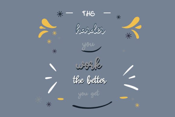 Etcetera Font preview 4