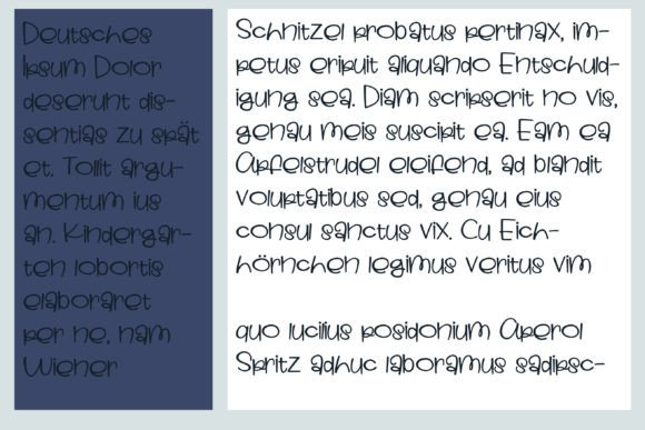 Apfelgarten Font preview 2
