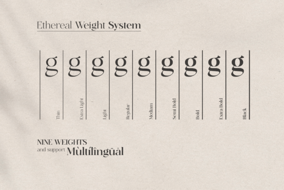 Ethereal Font preview 4
