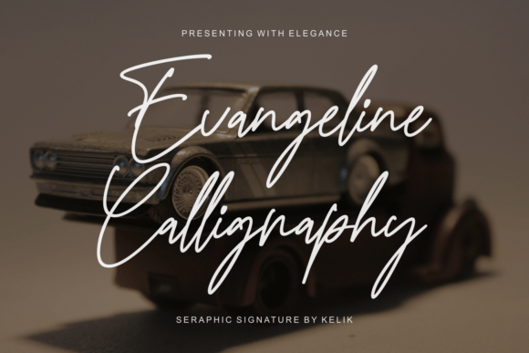 Evangeline Calligraphy Font