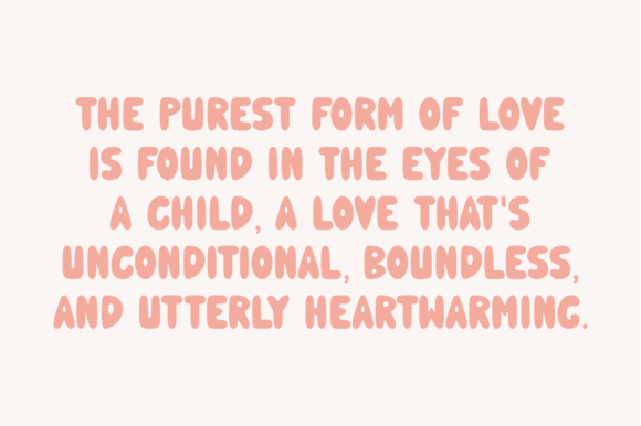 Evening Bubble Font preview 3