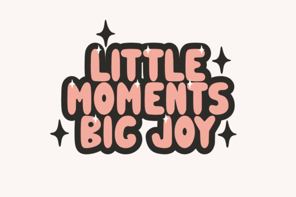 Evening Bubble Font preview 4
