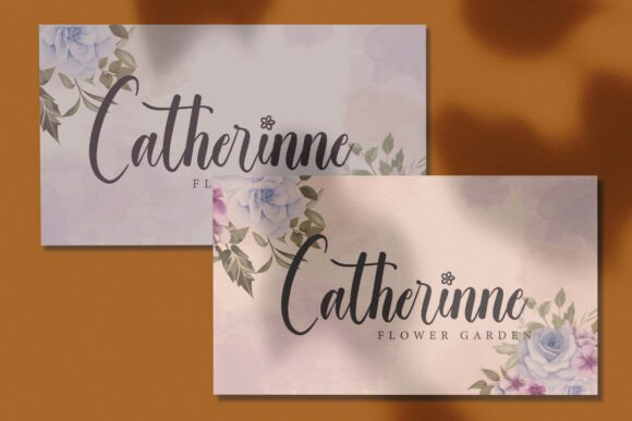 Evening Flower Font preview 3