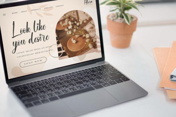 Evening Flower Font preview 4