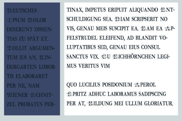 Everlove Split Monogram Font preview 2