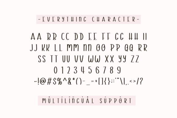 Everything Font preview 3