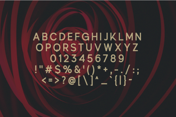 Evolution Font preview 3