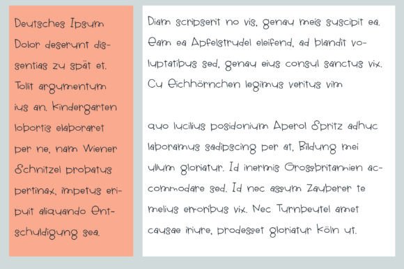 Exaggerate Font preview 2