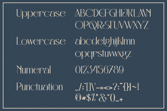 Evoltace Bragiffael Font preview 2